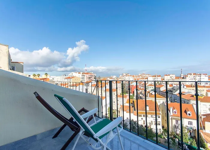 Amidst The Rooftops Of Lisbon