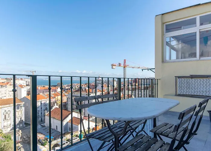 Amidst The Rooftops Of Lisbon